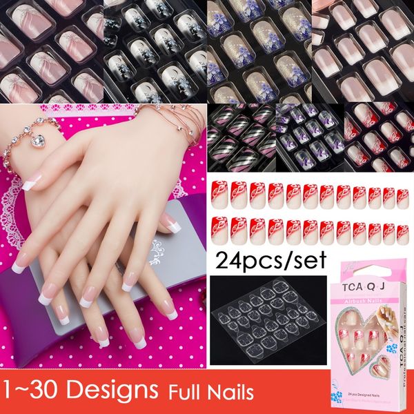 jq модели 1 ~ 30 один комплект 24pcs полный ногтей с клеем вкладки поддельные гвозди designs искусственные свадебные поддельный ongles неп n, Red;gold
jq модели 1 ~ 30 один комплект 24pcs полный ногтей с клеем вкладки поддельные гвозди designs искусственные свадебные поддельный ongles неп n, Red;gold