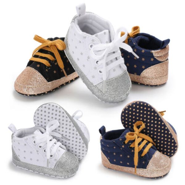 baby boys girls toddler infant shoes soft sole crib shoes sneaker 0-18 months, Black
baby boys girls toddler infant shoes soft sole crib shoes sneaker 0-18 months, Black