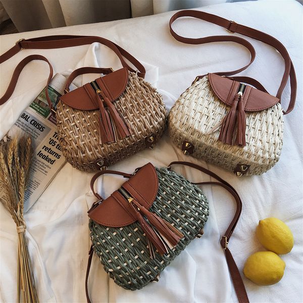 new women's shoulder bag trendy tassels weave casual ladies beach leisure straw crossbody bags female sling bags for women 2019
new women's shoulder bag trendy tassels weave casual ladies beach leisure straw crossbody bags female sling bags for women 2019