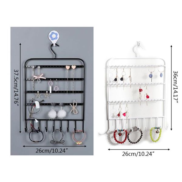 wall jewelry organizer stand earring hanging holder deskstorage decor rack, Pink;blue
wall jewelry organizer stand earring hanging holder deskstorage decor rack, Pink;blue