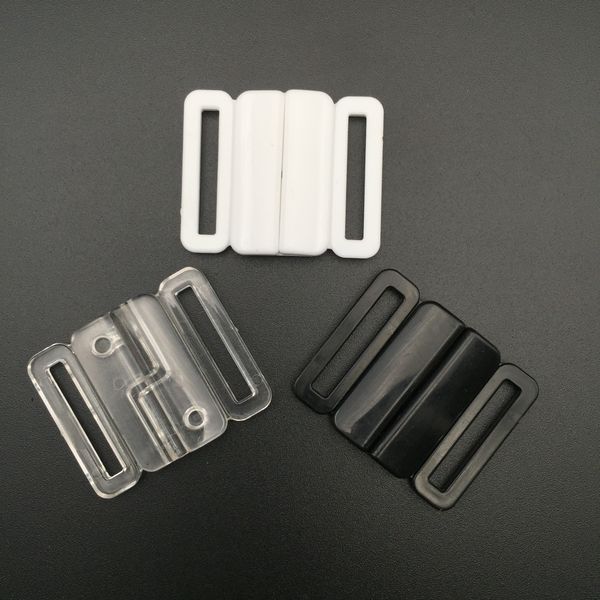 60 sets / lot plastic bikini bra clip swimwear clickers bra front clasp quilt buckle 20mm 3 color, Black
60 sets / lot plastic bikini bra clip swimwear clickers bra front clasp quilt buckle 20mm 3 color, Black
