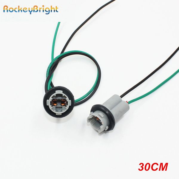 rockeybright car oem 30cm t10 led bulb connector w5w 168 194 car lamp cable auto bulb wire light t15 led bulbs socket adapter
rockeybright car oem 30cm t10 led bulb connector w5w 168 194 car lamp cable auto bulb wire light t15 led bulbs socket adapter