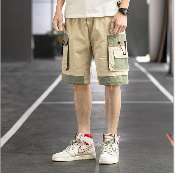 mens 2020 luxury designer short pants summer casual knee length cargo pants loose multi pocket shorts, White;black
mens 2020 luxury designer short pants summer casual knee length cargo pants loose multi pocket shorts, White;black
