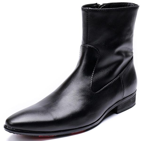 men's fashion martin half boots cowboy knight western motorcycle full grain leather casual british booties handmade youth performance s, Black
men's fashion martin half boots cowboy knight western motorcycle full grain leather casual british booties handmade youth performance s, Black