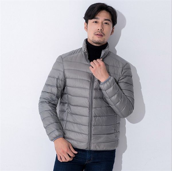 new arrival 2019 autumn winter ultra thin light weight down jacket men stand collar slim short down coat outerwear plus size, Black
new arrival 2019 autumn winter ultra thin light weight down jacket men stand collar slim short down coat outerwear plus size, Black