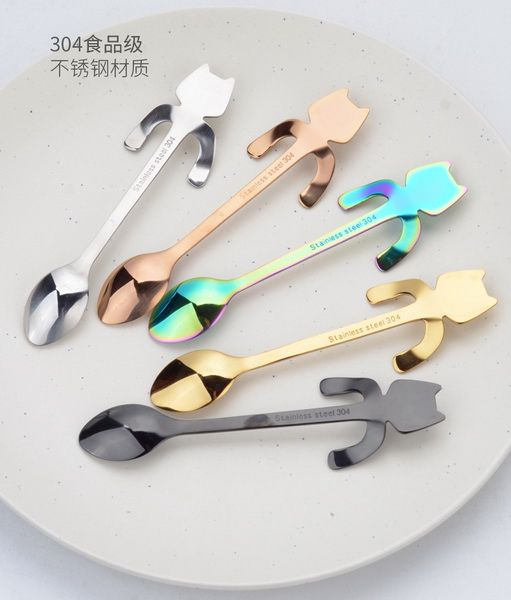 dhl 500pcs practical cute cat teaspoons stainless steel cartoon cat spoons creative ice cream dessertcoffee&spoon
dhl 500pcs practical cute cat teaspoons stainless steel cartoon cat spoons creative ice cream dessertcoffee&spoon