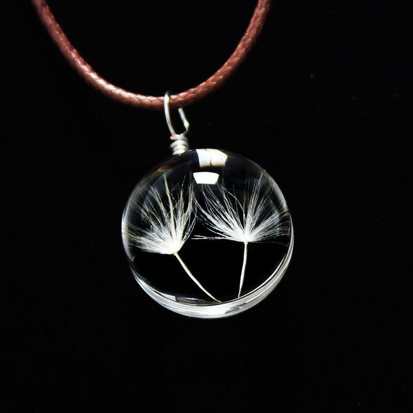 dandelion chokers necklaces for clover strip leather chain necklace long dried flowers locket pendant necklaces, Silver
dandelion chokers necklaces for clover strip leather chain necklace long dried flowers locket pendant necklaces, Silver