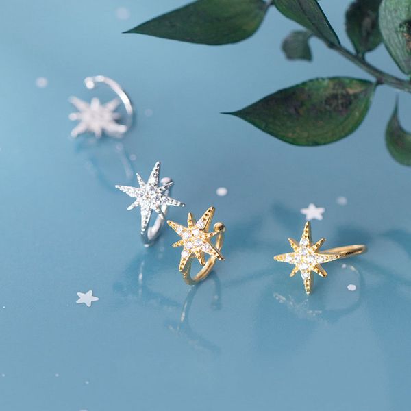 925 sterling silver rhinestones star clip earrings without piercing for women fashion jewelry clip-on earring no hole 1 pair
925 sterling silver rhinestones star clip earrings without piercing for women fashion jewelry clip-on earring no hole 1 pair