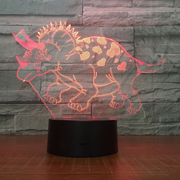 dinosaur tricera 3d led acrylic night lamp office bar bedroom mood lighting 7 colors change illusion kids gift hobby light
dinosaur tricera 3d led acrylic night lamp office bar bedroom mood lighting 7 colors change illusion kids gift hobby light