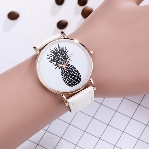 fashion casual pineapple print leather strap watch women watches gift clock ladies simple brand quartz wristwatch reloj, Slivery;brown
fashion casual pineapple print leather strap watch women watches gift clock ladies simple brand quartz wristwatch reloj, Slivery;brown