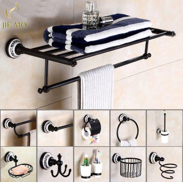 new black poceilain decoration finish copper brass bathroom accessories bath hardware set towel rack towel bar paper holder
new black poceilain decoration finish copper brass bathroom accessories bath hardware set towel rack towel bar paper holder