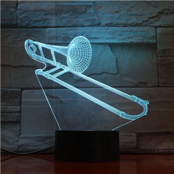 3d-1572 music trombone shape led acrylic night light with 7 colors touch remote control illusion change home decoration lights
3d-1572 music trombone shape led acrylic night light with 7 colors touch remote control illusion change home decoration lights