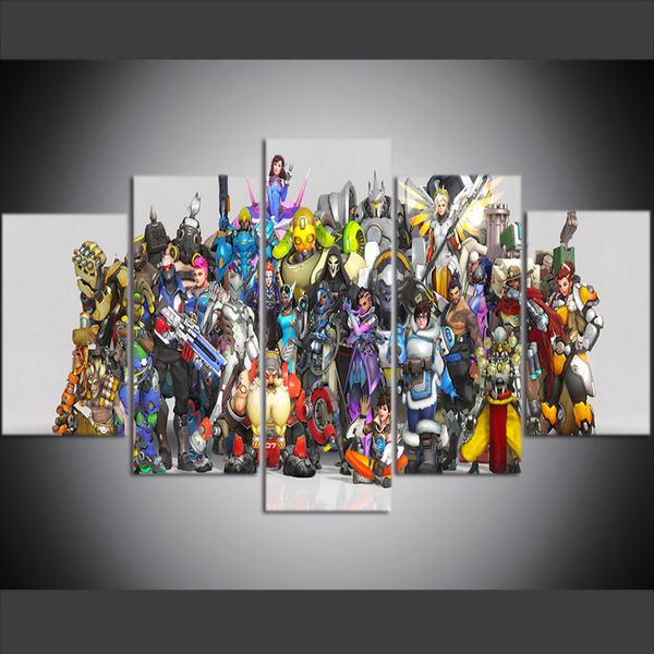 5 piece large size canvas wall art pictures creative pioneer hero character poster art print oil painting for living room decor
5 piece large size canvas wall art pictures creative pioneer hero character poster art print oil painting for living room decor