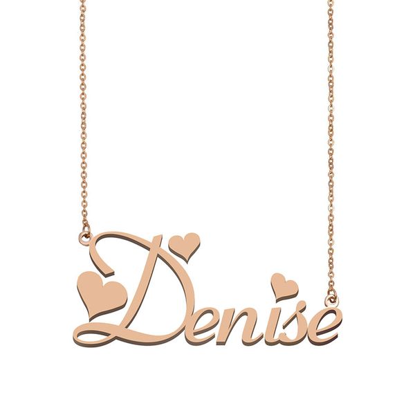 denise name necklace pendant for women girls birthday gift custom nameplate kids friends jewelry 18k gold plated stainless steel, Silver
denise name necklace pendant for women girls birthday gift custom nameplate kids friends jewelry 18k gold plated stainless steel, Silver