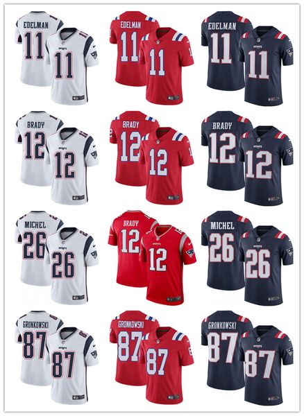 New men women youth england patriot 12 tom brady 87 rob gronkow ki 11 julian edelman 26 ony michel football jer ey cu tom red navy, Black;red
New men women youth england patriot 12 tom brady 87 rob gronkow ki 11 julian edelman 26 ony michel football jer ey cu tom red navy, Black;red
