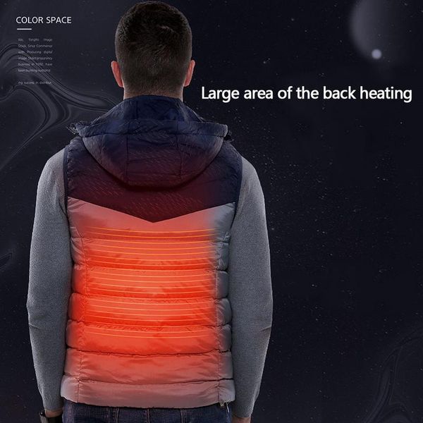 usb smart heating men's cotton vest color matching hooded men's electric casual vest winter heating clothes sleeveless jacket, Black;white
usb smart heating men's cotton vest color matching hooded men's electric casual vest winter heating clothes sleeveless jacket, Black;white