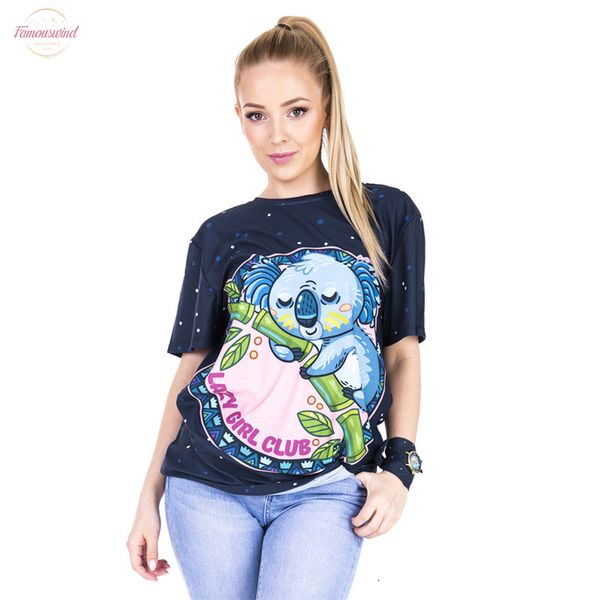 женщины тенниска спит коала печать kawaii с коротким рукавом майка мода женщины топы повседневная футболка, White
женщины тенниска спит коала печать kawaii с коротким рукавом майка мода женщины топы повседневная футболка, White