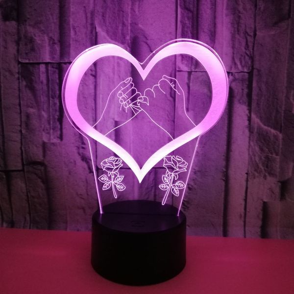 foreign trade new pattern draw hand love 3d small night-light colorful touch led vision lamp 3d vision three-dimensional small desk lamp
foreign trade new pattern draw hand love 3d small night-light colorful touch led vision lamp 3d vision three-dimensional small desk lamp