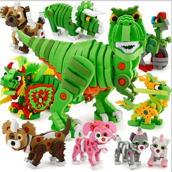 park dinosaur tyrannosaurus stereoscopic toy eva building blocks beneficial assembly insert dinosaur toys for children
park dinosaur tyrannosaurus stereoscopic toy eva building blocks beneficial assembly insert dinosaur toys for children