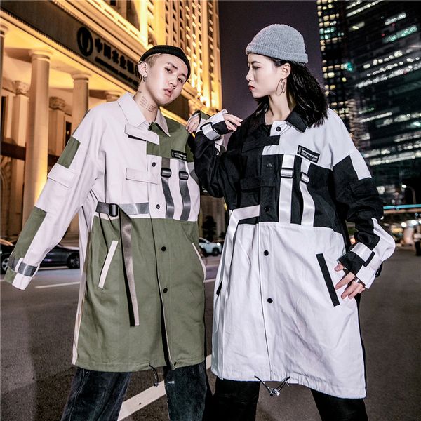 windbreaker jacket casual sashes 2019 new men, Black;brown