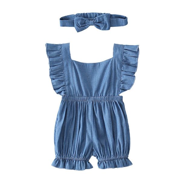 baby girl clothes set summer newborn denim baby romper and headband 2pcs outfit set casual infant babies clothing for girls 2020, White
baby girl clothes set summer newborn denim baby romper and headband 2pcs outfit set casual infant babies clothing for girls 2020, White