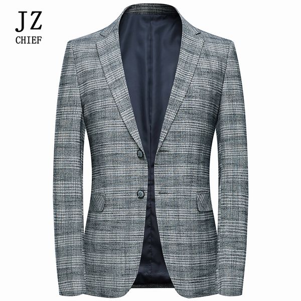 jz chief linen blazer business men slim fit suit jacket casual check blazer anti-wrinkle suit coat dress men clothing, White;black
jz chief linen blazer business men slim fit suit jacket casual check blazer anti-wrinkle suit coat dress men clothing, White;black