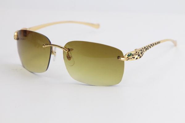 new selling rimless metal leopard series sun glasses style outdoor design classical model glasses uv400 male and female aviator sunglasses, White;black
new selling rimless metal leopard series sun glasses style outdoor design classical model glasses uv400 male and female aviator sunglasses, White;black