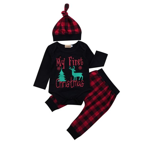 3pcs christmas romper+pant+hat clothes set newborn infant baby boys girls coming home outfit, Pink;blue
3pcs christmas romper+pant+hat clothes set newborn infant baby boys girls coming home outfit, Pink;blue