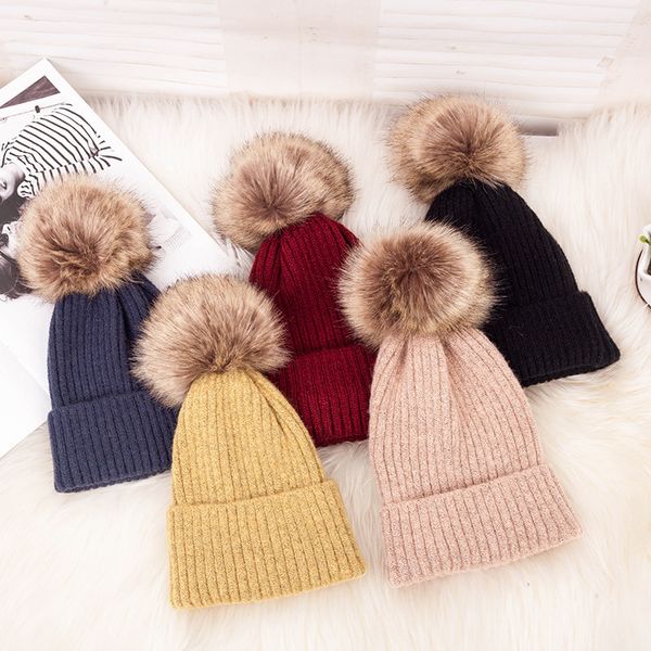 new pattern knitted hat winter cotton women hats thickening keep warm hairy ball wool hat heat sell knitting, Blue;gray
new pattern knitted hat winter cotton women hats thickening keep warm hairy ball wool hat heat sell knitting, Blue;gray