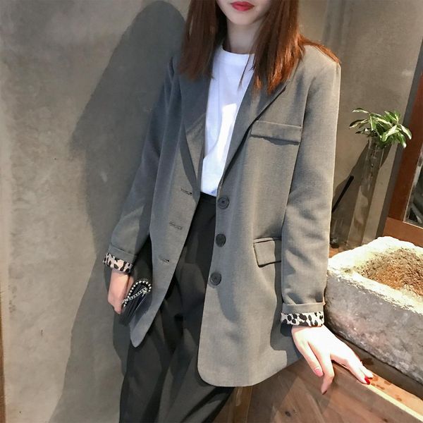 2019 новая осень leopard contrast сплошной цвет женская верхняя одежда средней длины однобортный с длинным рукавом женские пиджаки костюмы к, White;black
2019 новая осень leopard contrast сплошной цвет женская верхняя одежда средней длины однобортный с длинным рукавом женские пиджаки костюмы к, White;black