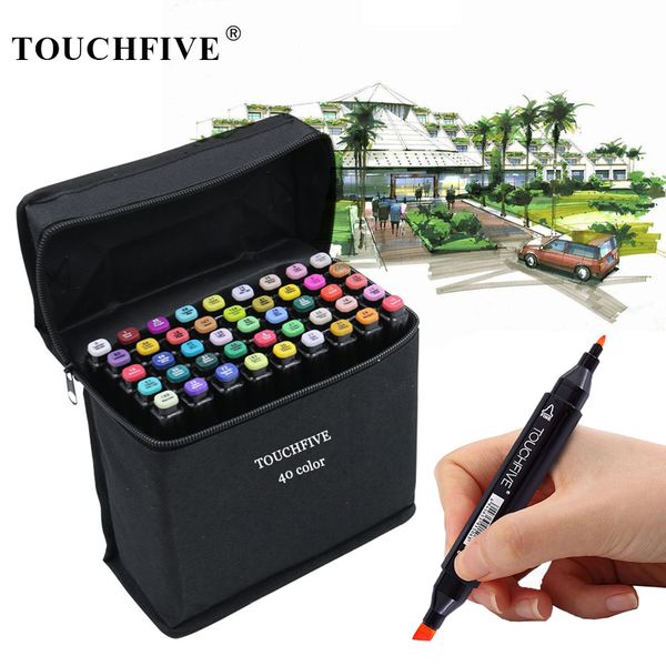 touchfive 168 colors alcohol markers set dual tip sketch marker pen coloring feutre alcool drawing brush pen anime art supplies
touchfive 168 colors alcohol markers set dual tip sketch marker pen coloring feutre alcool drawing brush pen anime art supplies
