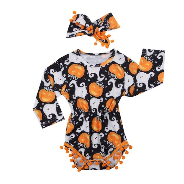 2pcs/set cute infant newborn baby girl long sleeve pumpkin bodysuit pompom romper with headband outfit clothes, Blue
2pcs/set cute infant newborn baby girl long sleeve pumpkin bodysuit pompom romper with headband outfit clothes, Blue