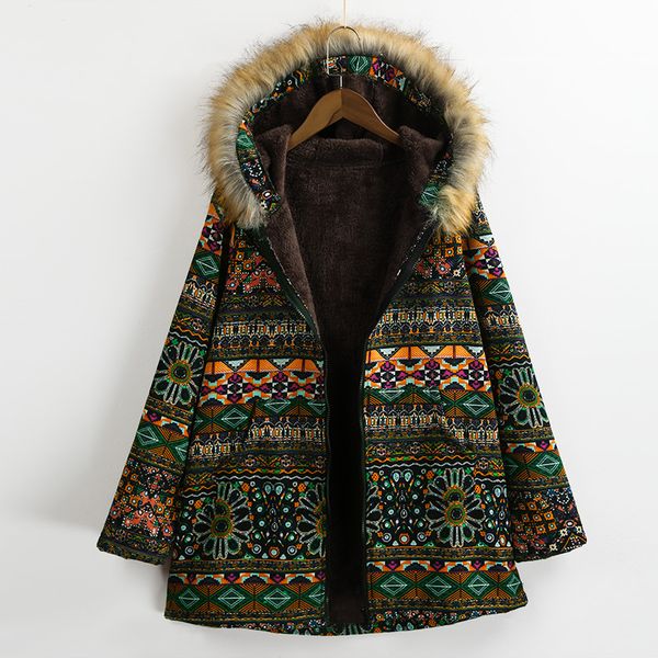 women's down & parkas easehut 2021 ethnic thin women spring coat faux fur hood long sleeves pockets warm casual ladies outwear plus siz, Black
women's down & parkas easehut 2021 ethnic thin women spring coat faux fur hood long sleeves pockets warm casual ladies outwear plus siz, Black