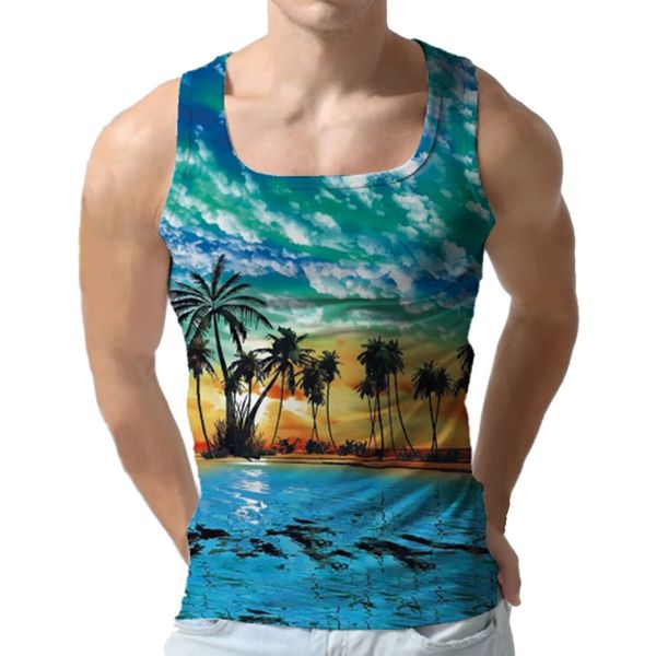 2019 tree 3d print vest men tank fitness sleeveless shirt male men clothing sportswear undershirt beach summer, White;black
2019 tree 3d print vest men tank fitness sleeveless shirt male men clothing sportswear undershirt beach summer, White;black