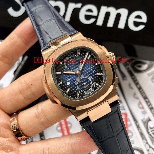 8 style nautilus watch 40.5mm black dial 5990 1a-001 18k rose gold leather strap bands mechanical automatic mens watch watches, Slivery;brown
8 style nautilus watch 40.5mm black dial 5990 1a-001 18k rose gold leather strap bands mechanical automatic mens watch watches, Slivery;brown