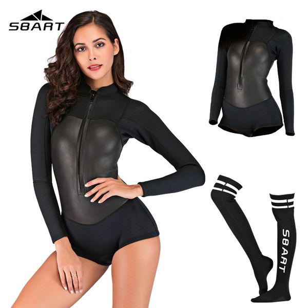 sbart 2mm neoprene spearfishing women long sleeve diving suit sun protection scuba diving surfing anti-uv equipment
sbart 2mm neoprene spearfishing women long sleeve diving suit sun protection scuba diving surfing anti-uv equipment