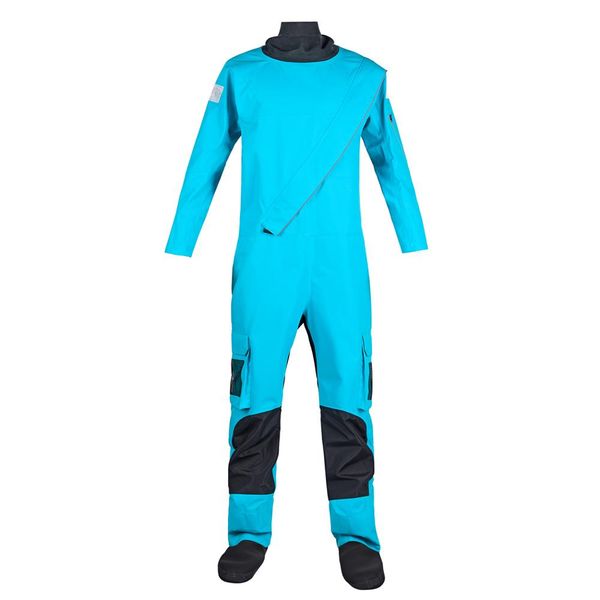women's dry suits front zipper drysuit waterproof protection for whitewater kayaking or sea touring, White;black
women's dry suits front zipper drysuit waterproof protection for whitewater kayaking or sea touring, White;black