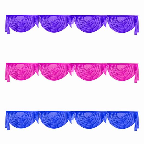 ice silk wedding backdrop curtain swag drape p booth background event party decoration
ice silk wedding backdrop curtain swag drape p booth background event party decoration