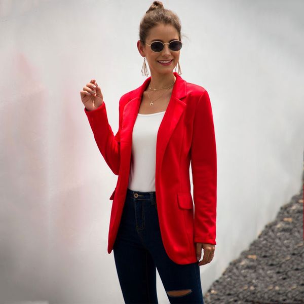women's suits & blazers m5010062021 autumn red jacket ladies blazer women and jackets casual slim fit long sleeve female, White;black
women's suits & blazers m5010062021 autumn red jacket ladies blazer women and jackets casual slim fit long sleeve female, White;black