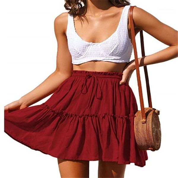 short skirts polka dot and pure color clothing a line fit apparel womens summer dresses fashion cute, Black
short skirts polka dot and pure color clothing a line fit apparel womens summer dresses fashion cute, Black