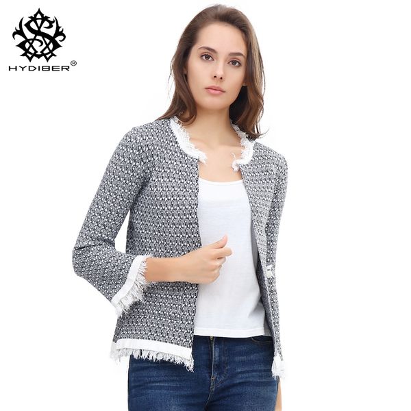 hydiber 2017 new arrival gray autumn knitting cardigans women fashion tassel edge office ladies winter open stitch coats, White;black
hydiber 2017 new arrival gray autumn knitting cardigans women fashion tassel edge office ladies winter open stitch coats, White;black