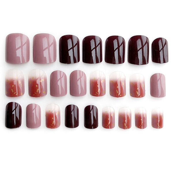 24pcs simple fake nail color rendering full cover nail art tips with glue girls sweet summer fashion false nails korean style, Red;gold
24pcs simple fake nail color rendering full cover nail art tips with glue girls sweet summer fashion false nails korean style, Red;gold