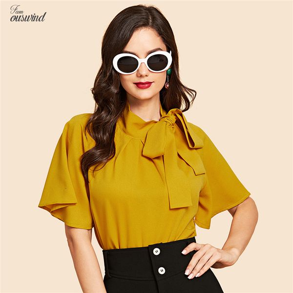 ginger vintage elegant office lady flutter sleeve blouse neck half sleeve autumn casual women and blouses, White
ginger vintage elegant office lady flutter sleeve blouse neck half sleeve autumn casual women and blouses, White