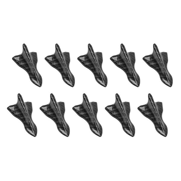 10x new style car styling universal shark fin black carbon fiber vortex generator sticker
10x new style car styling universal shark fin black carbon fiber vortex generator sticker