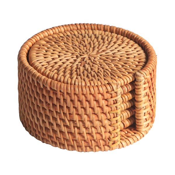 6pcs/ drink coasters set for kungfu tea accessories round tableware placemat dish mat rattan weave cup mat pad diameter 8cm
6pcs/ drink coasters set for kungfu tea accessories round tableware placemat dish mat rattan weave cup mat pad diameter 8cm