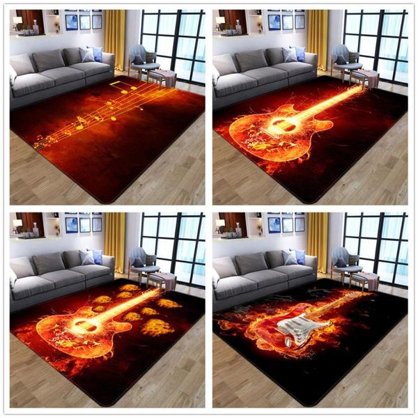 carpets creative flame guitar pattern rug for custom 3d printing of living room bedroom area mat game doormat
carpets creative flame guitar pattern rug for custom 3d printing of living room bedroom area mat game doormat