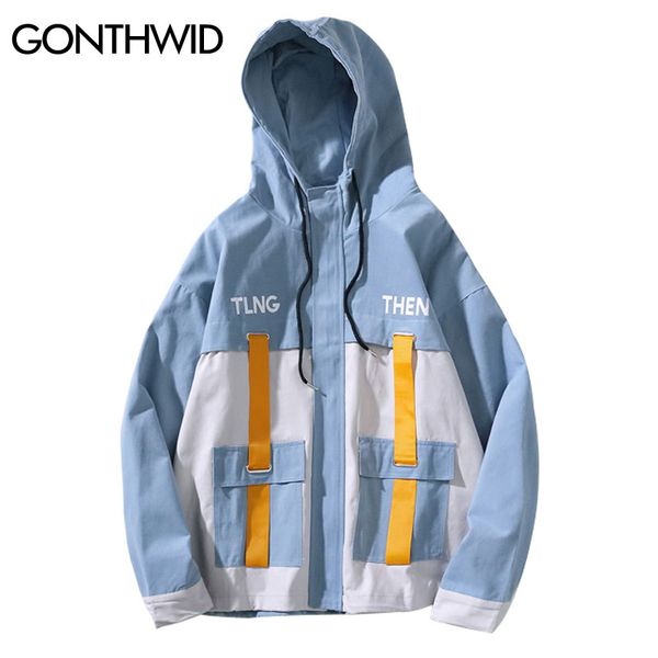 gonthwid front ribbon multi pockets full zip up cargo hooded jackets coats streetwear harajuku hip hop casual tracksuit jacket, Black;brown
gonthwid front ribbon multi pockets full zip up cargo hooded jackets coats streetwear harajuku hip hop casual tracksuit jacket, Black;brown