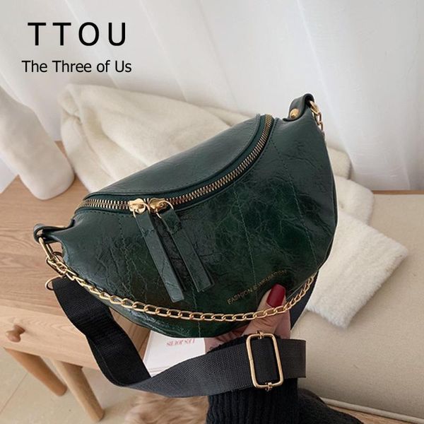 causal women crossbody bag ladies fashion solid chest bag female pu leather shoulder phone changes bags
