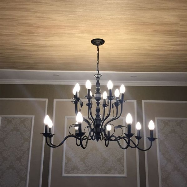 european garden chandelier lamp industrial wind village villa living room pendant lamp retro restaurant bedroom dining lamps black iron chan
european garden chandelier lamp industrial wind village villa living room pendant lamp retro restaurant bedroom dining lamps black iron chan