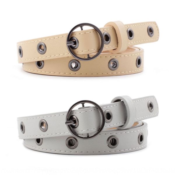 small round buckle thin gun black buckle hollow air-eye female belt all-match air-eye belt female, Black;brown
small round buckle thin gun black buckle hollow air-eye female belt all-match air-eye belt female, Black;brown